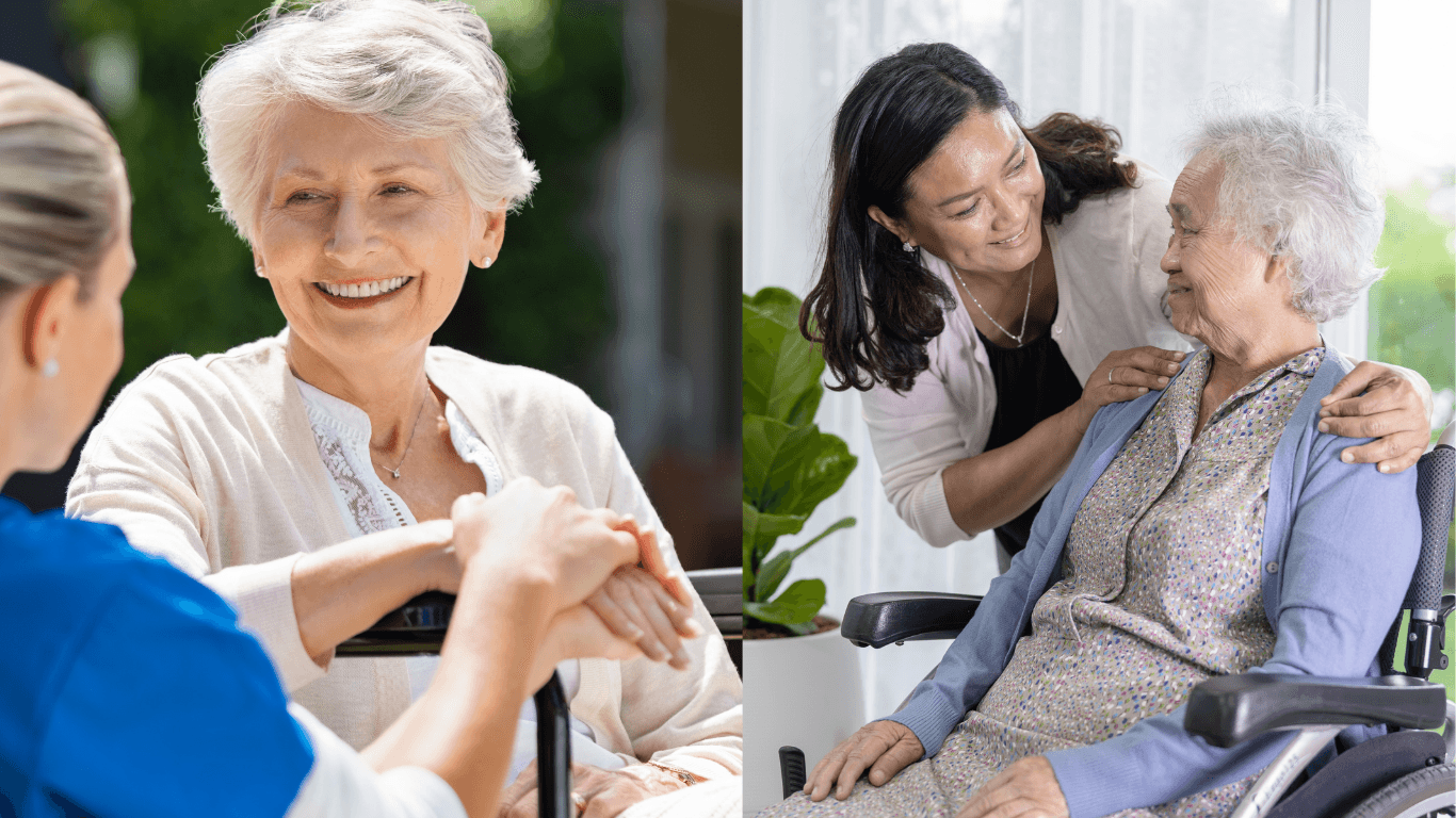 Support worker planning personalised continence care